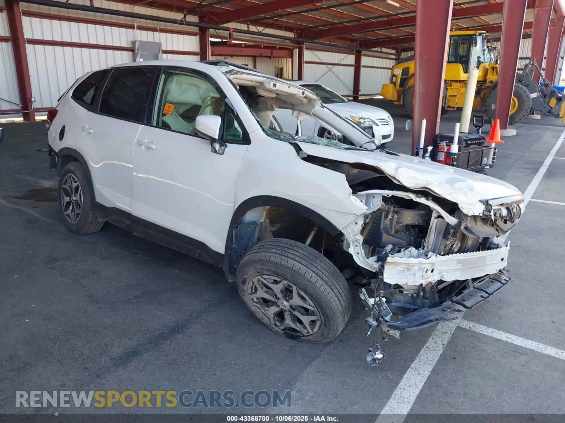 1 Photograph of a damaged car JF2SKAJC4MH406518 SUBARU FORESTER 2021