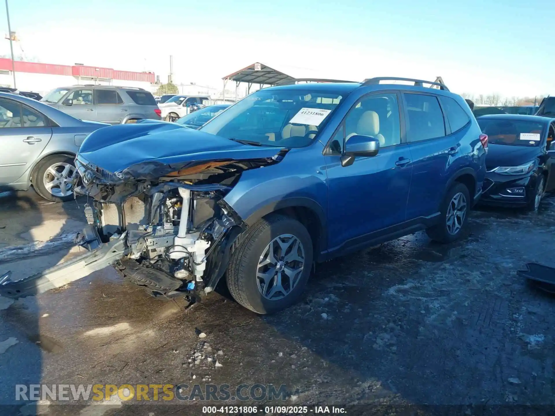 2 Photograph of a damaged car JF2SKAJC4MH521359 SUBARU FORESTER 2021