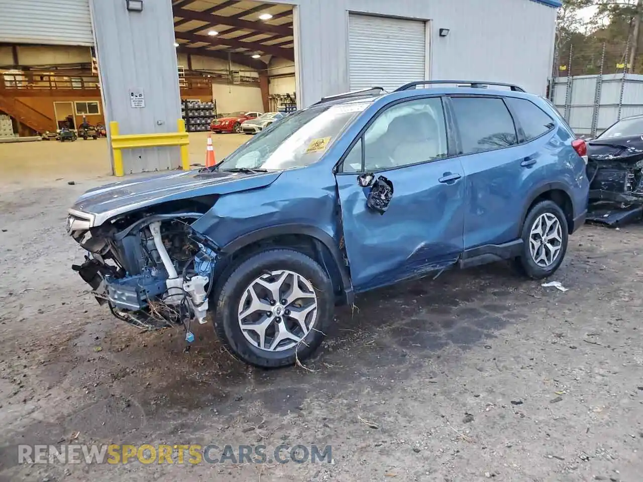 1 Photograph of a damaged car JF2SKAJC5MH437910 SUBARU FORESTER 2021