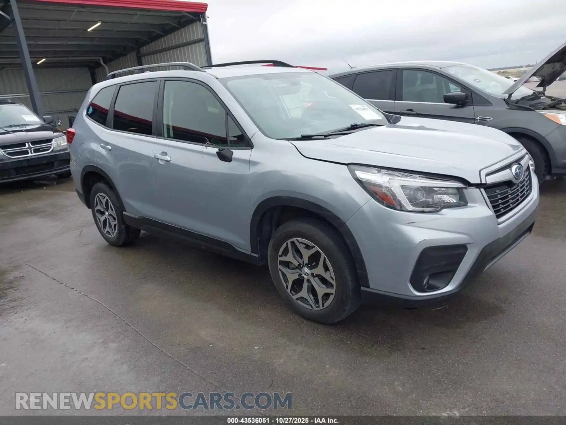 1 Photograph of a damaged car JF2SKAJC5MH469532 SUBARU FORESTER 2021