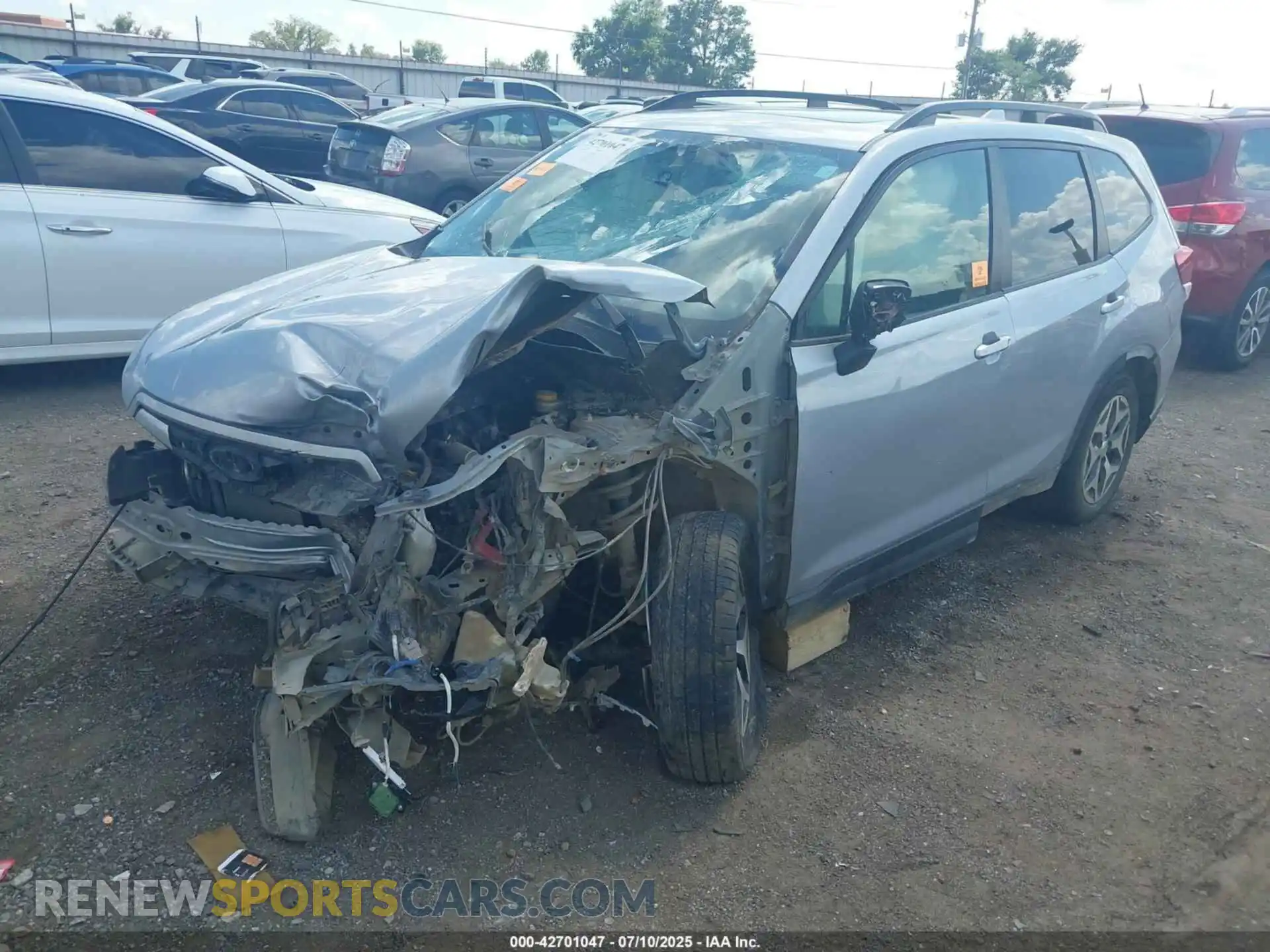 2 Photograph of a damaged car JF2SKAJC5MH476903 SUBARU FORESTER 2021