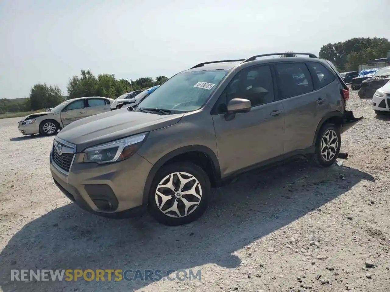 1 Photograph of a damaged car JF2SKAJC5MH527171 SUBARU FORESTER 2021
