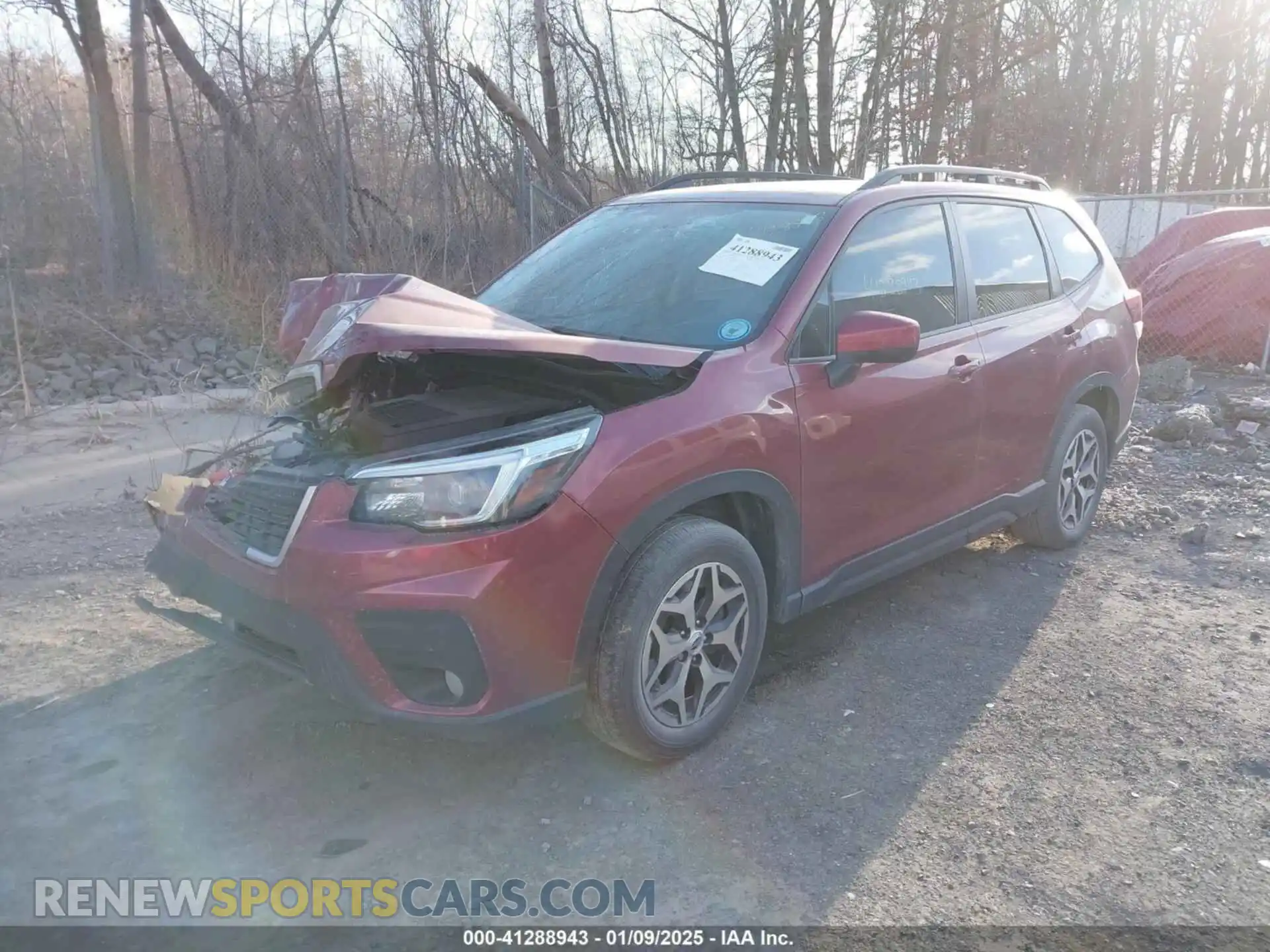 2 Photograph of a damaged car JF2SKAJC5MH530619 SUBARU FORESTER 2021