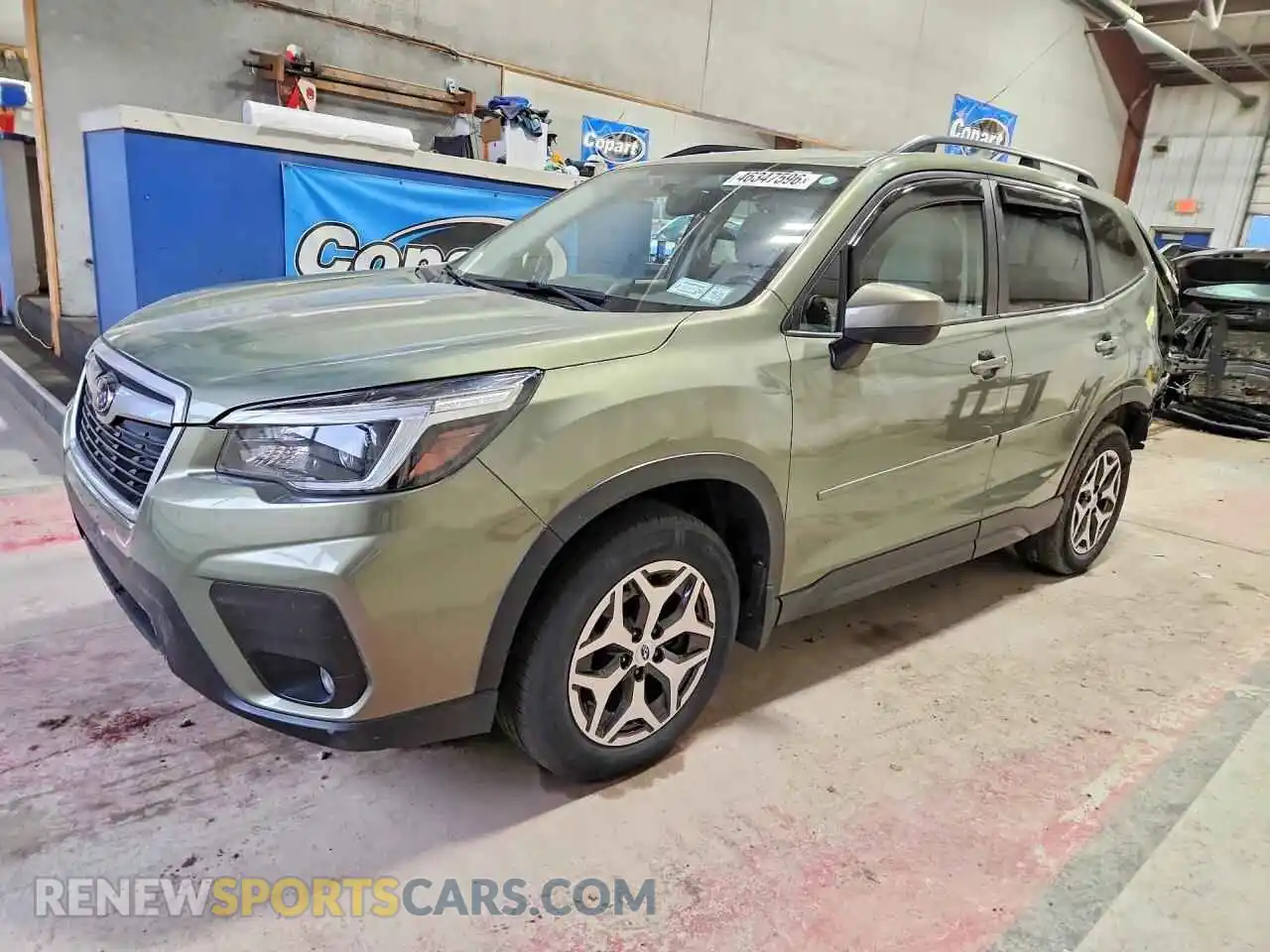 1 Photograph of a damaged car JF2SKAJC6MH474397 SUBARU FORESTER 2021