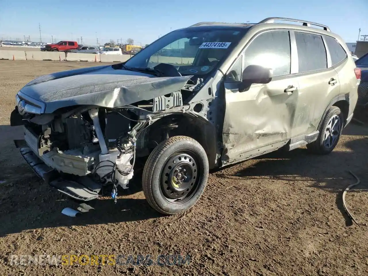 1 Photograph of a damaged car JF2SKAJC6MH514820 SUBARU FORESTER 2021