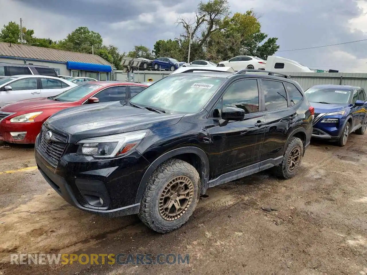 1 Photograph of a damaged car JF2SKAJC6MH527177 SUBARU FORESTER 2021