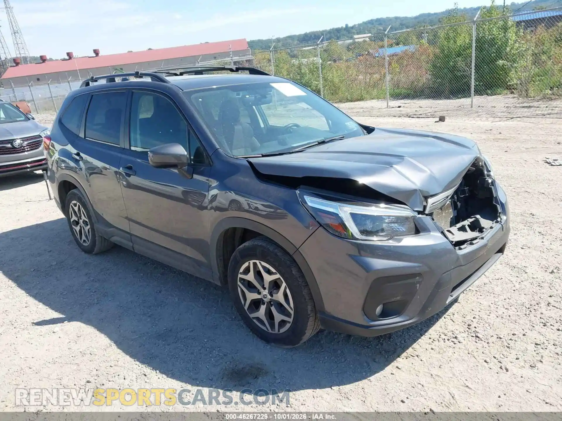 1 Photograph of a damaged car JF2SKAJC6MH552998 SUBARU FORESTER 2021