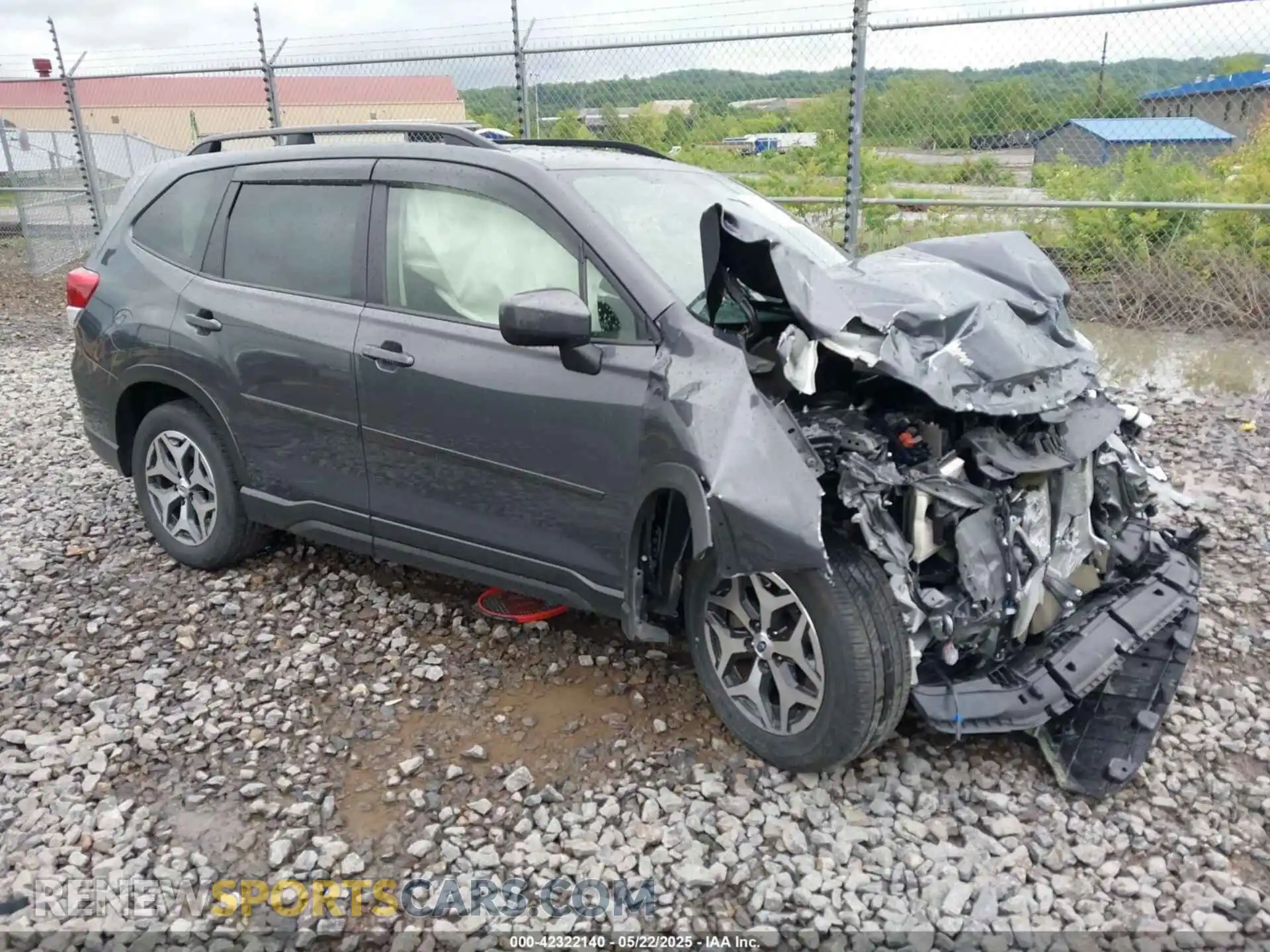 1 Photograph of a damaged car JF2SKAJC6MH561359 SUBARU FORESTER 2021