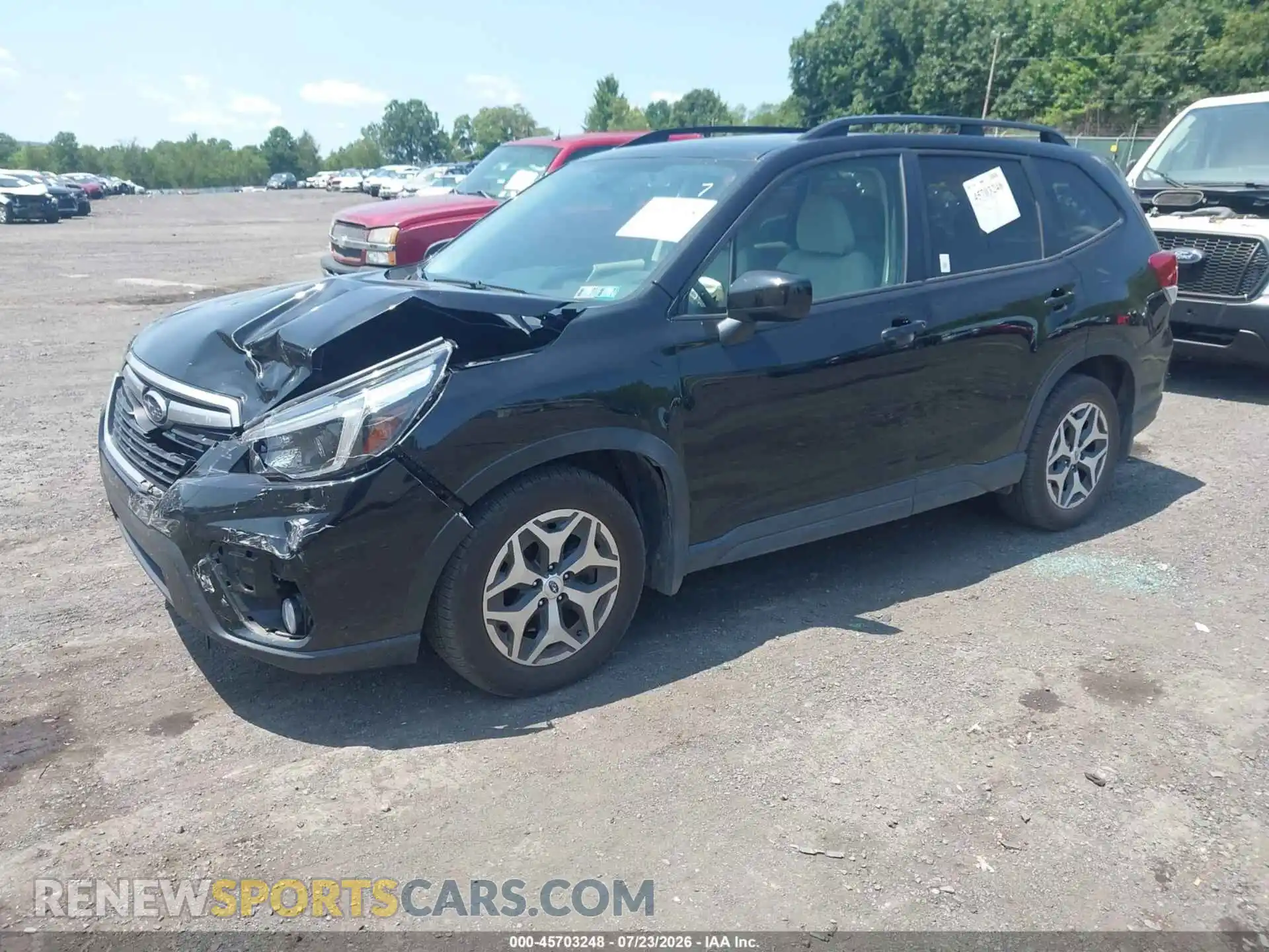 2 Photograph of a damaged car JF2SKAJC7MH465725 SUBARU FORESTER 2021