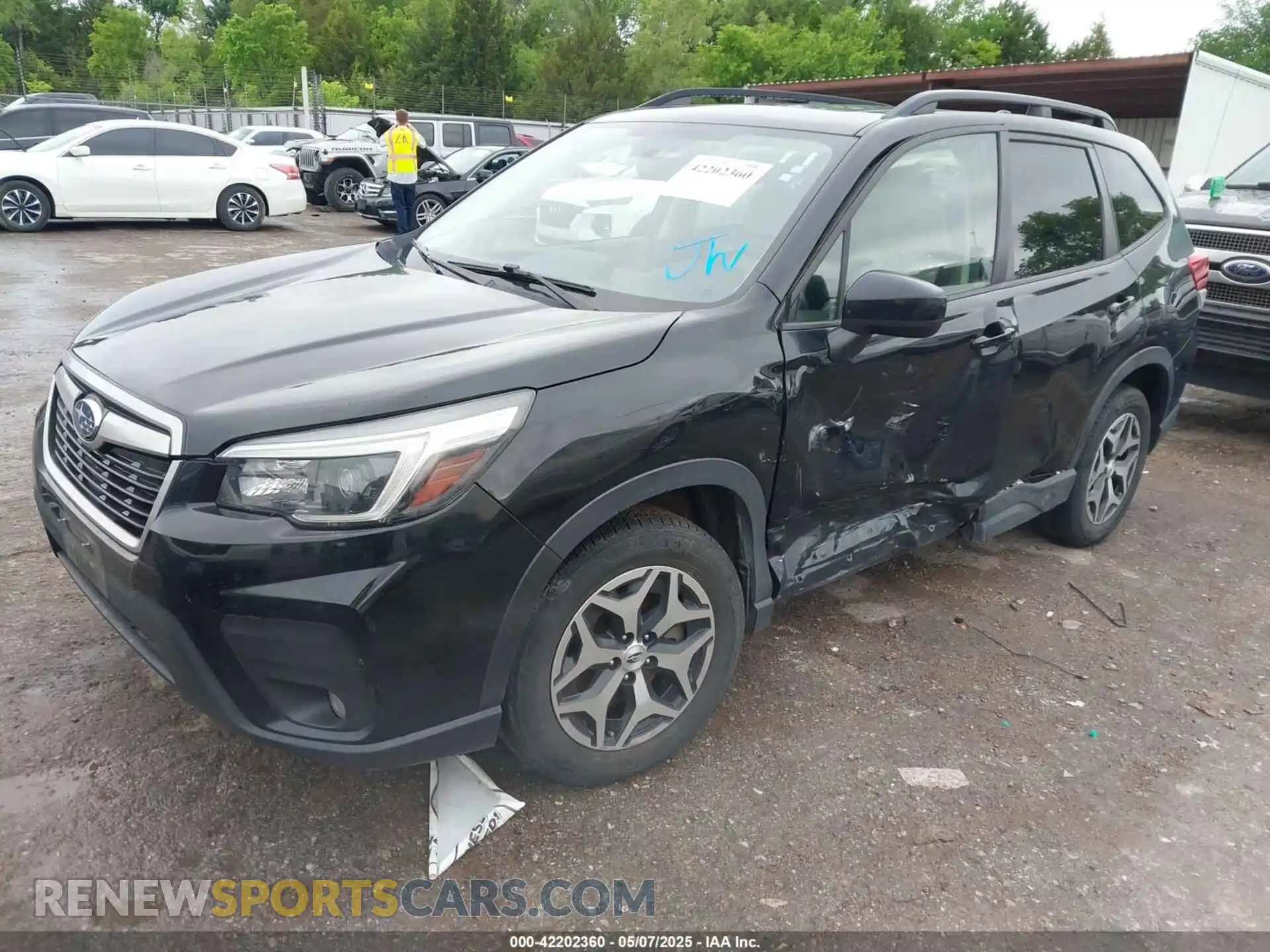 2 Photograph of a damaged car JF2SKAJC7MH565601 SUBARU FORESTER 2021