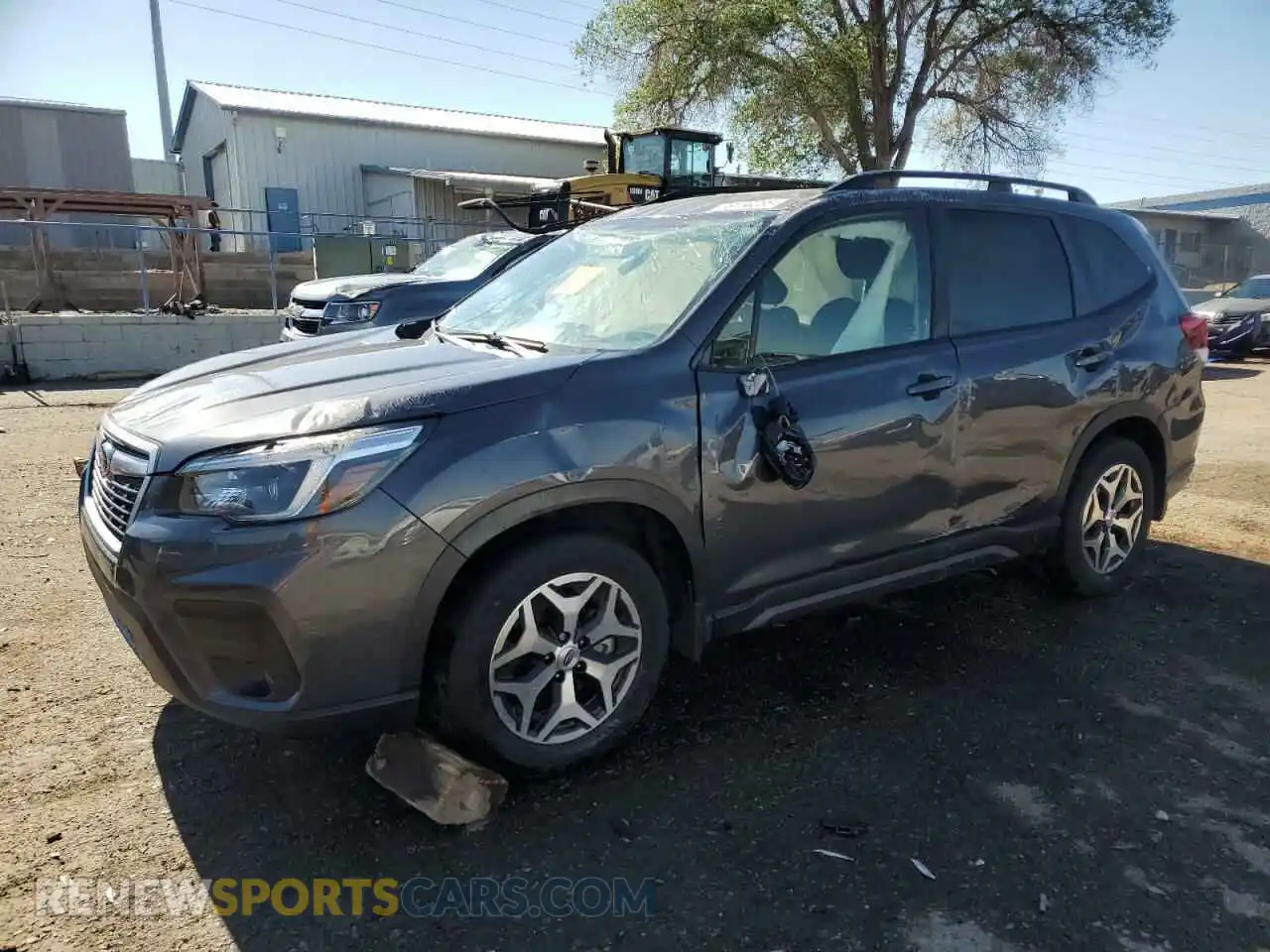 1 Photograph of a damaged car JF2SKAJC8MH417084 SUBARU FORESTER 2021