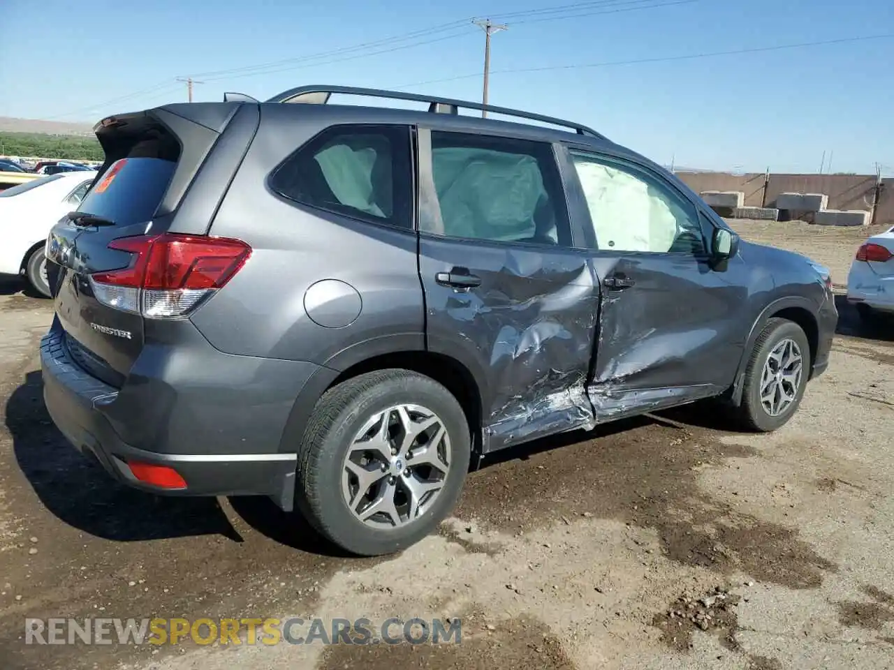 3 Photograph of a damaged car JF2SKAJC8MH417084 SUBARU FORESTER 2021