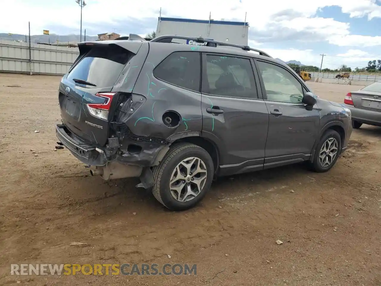 3 Photograph of a damaged car JF2SKAJC8MH497812 SUBARU FORESTER 2021