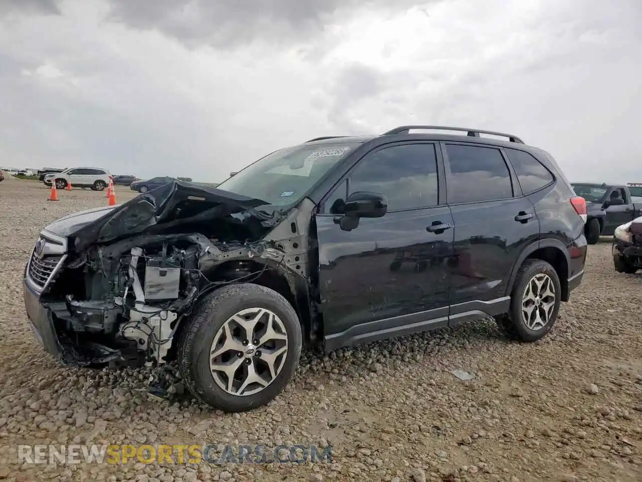 1 Фотография поврежденного автомобиля JF2SKAJC8MH528606 SUBARU FORESTER 2021
