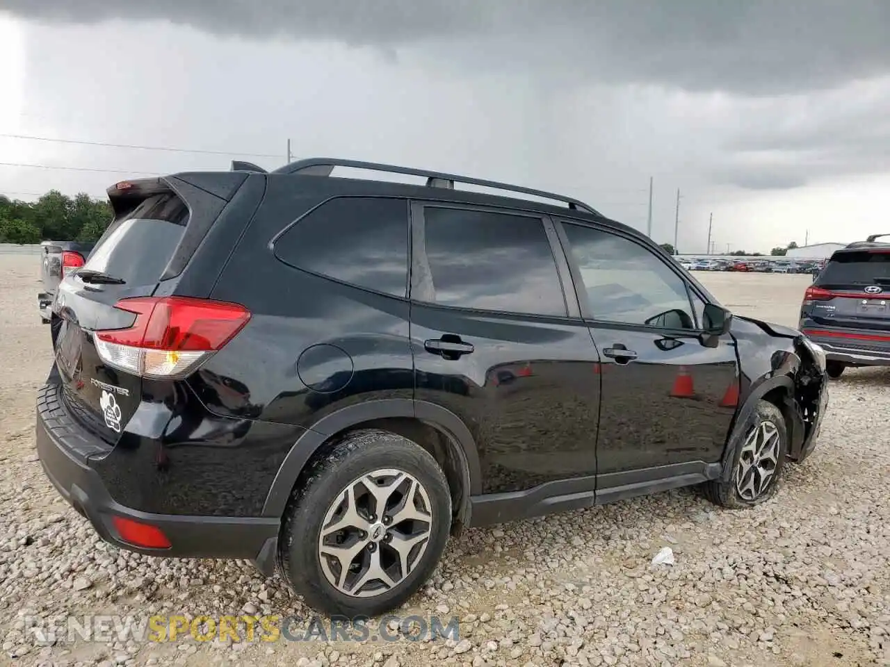 3 Фотография поврежденного автомобиля JF2SKAJC8MH528606 SUBARU FORESTER 2021