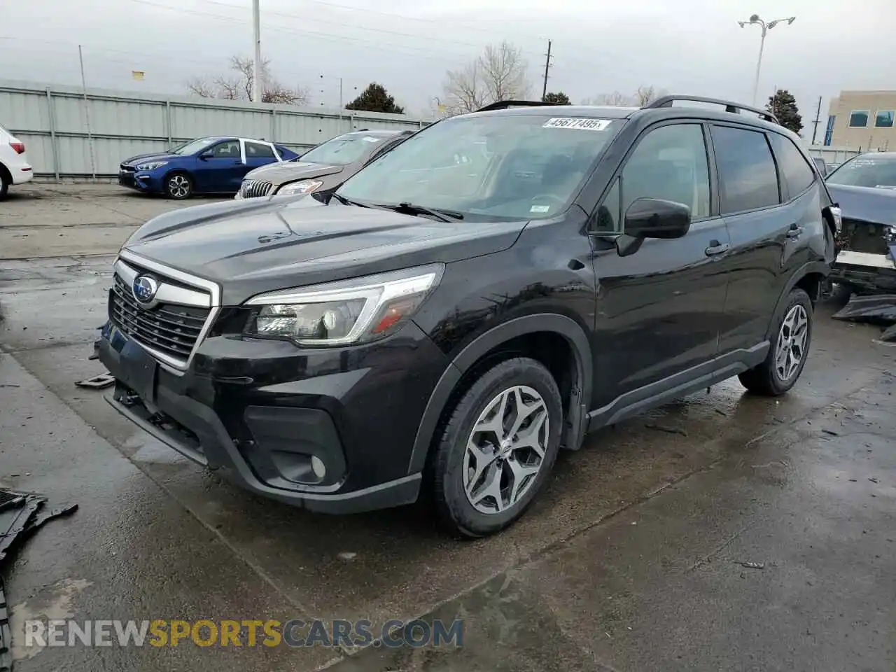 1 Photograph of a damaged car JF2SKAJC9MH491470 SUBARU FORESTER 2021