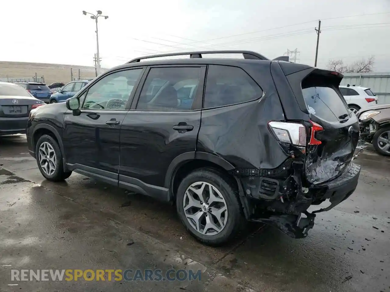 2 Photograph of a damaged car JF2SKAJC9MH491470 SUBARU FORESTER 2021