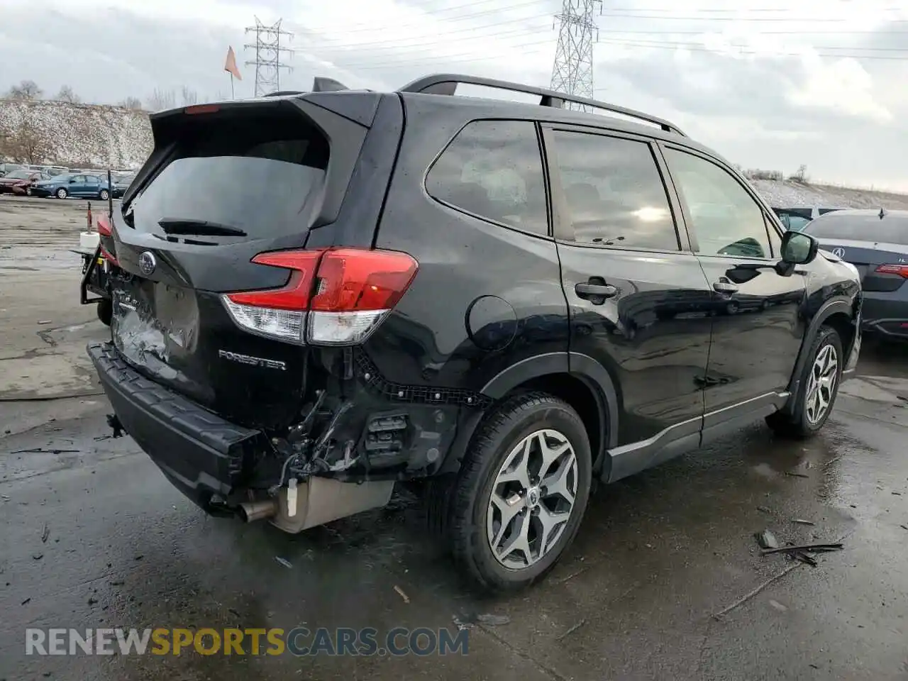 3 Photograph of a damaged car JF2SKAJC9MH491470 SUBARU FORESTER 2021