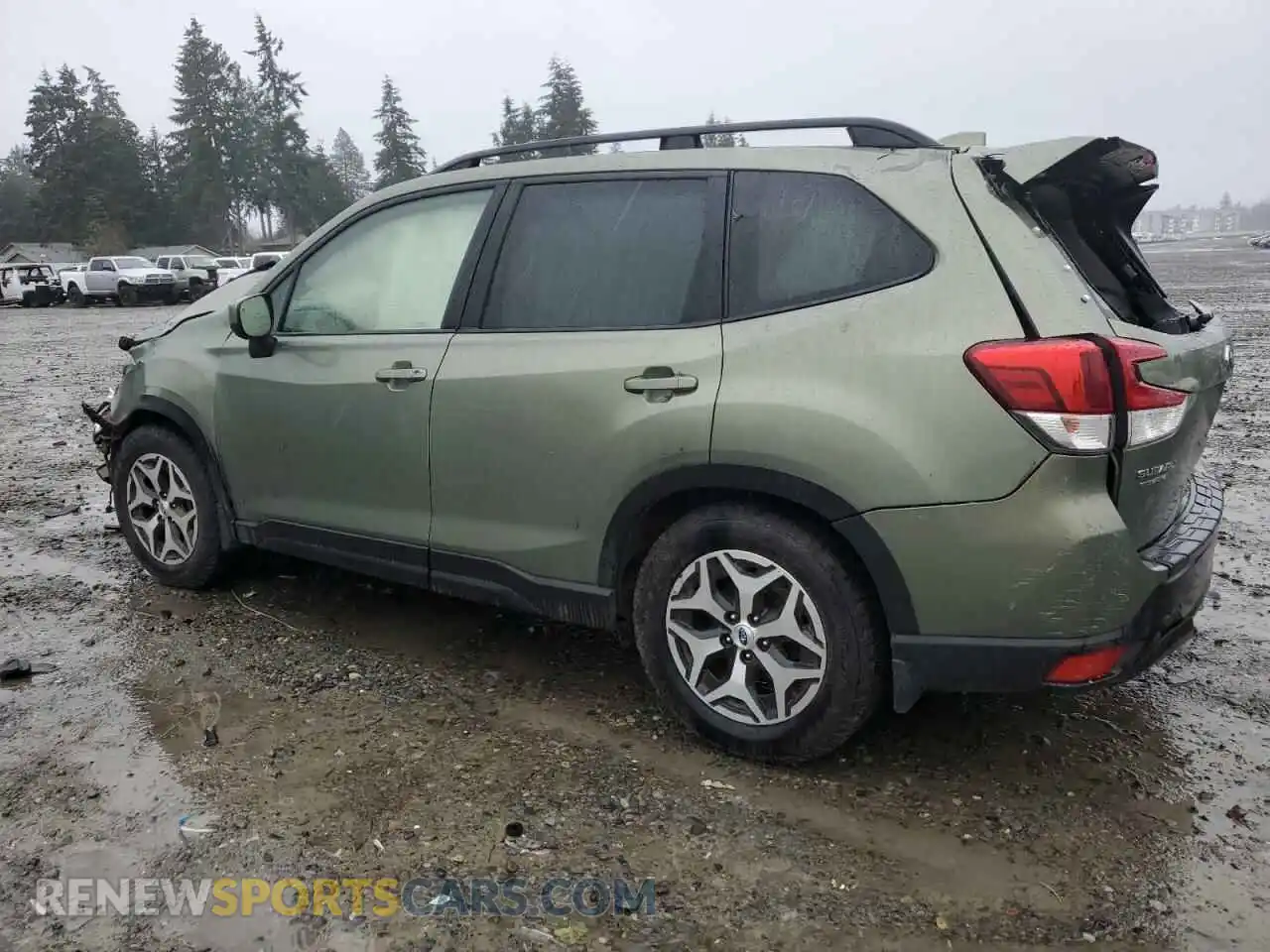 2 Photograph of a damaged car JF2SKAJC9MH522054 SUBARU FORESTER 2021