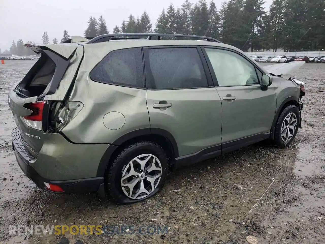 3 Photograph of a damaged car JF2SKAJC9MH522054 SUBARU FORESTER 2021