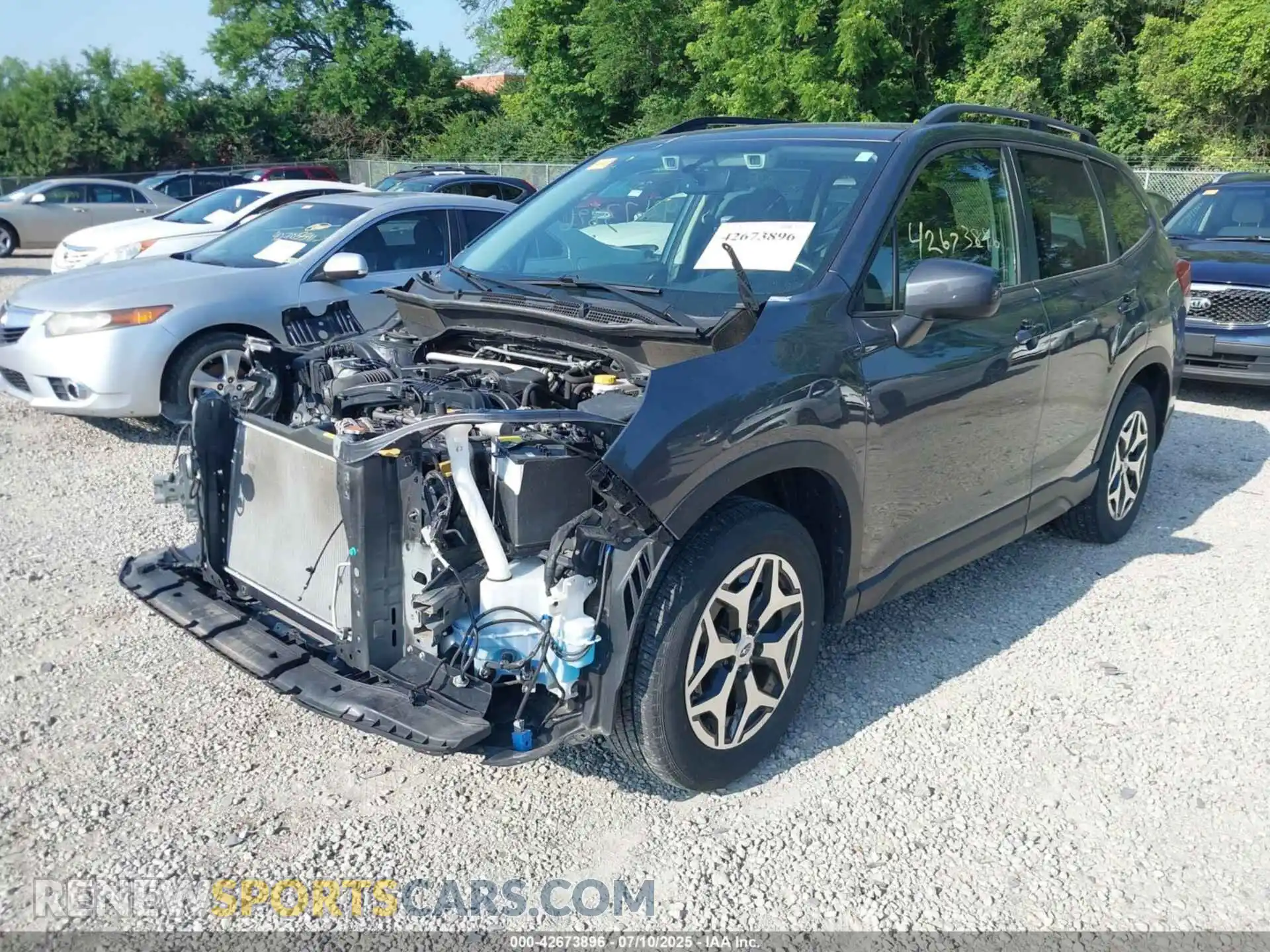 2 Photograph of a damaged car JF2SKAJC9MH562537 SUBARU FORESTER 2021
