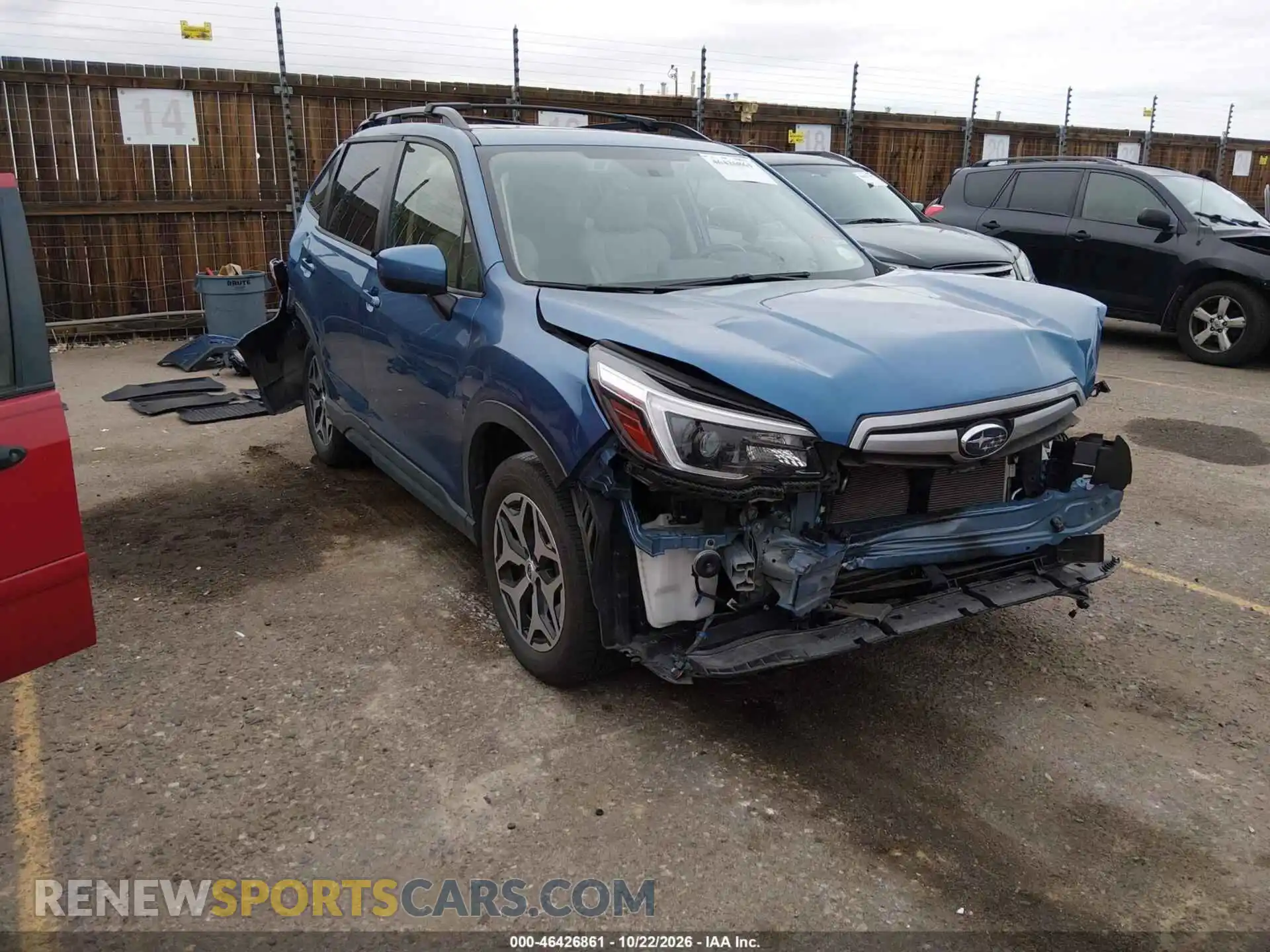1 Фотография поврежденного автомобиля JF2SKAJC9MH589950 SUBARU FORESTER 2021