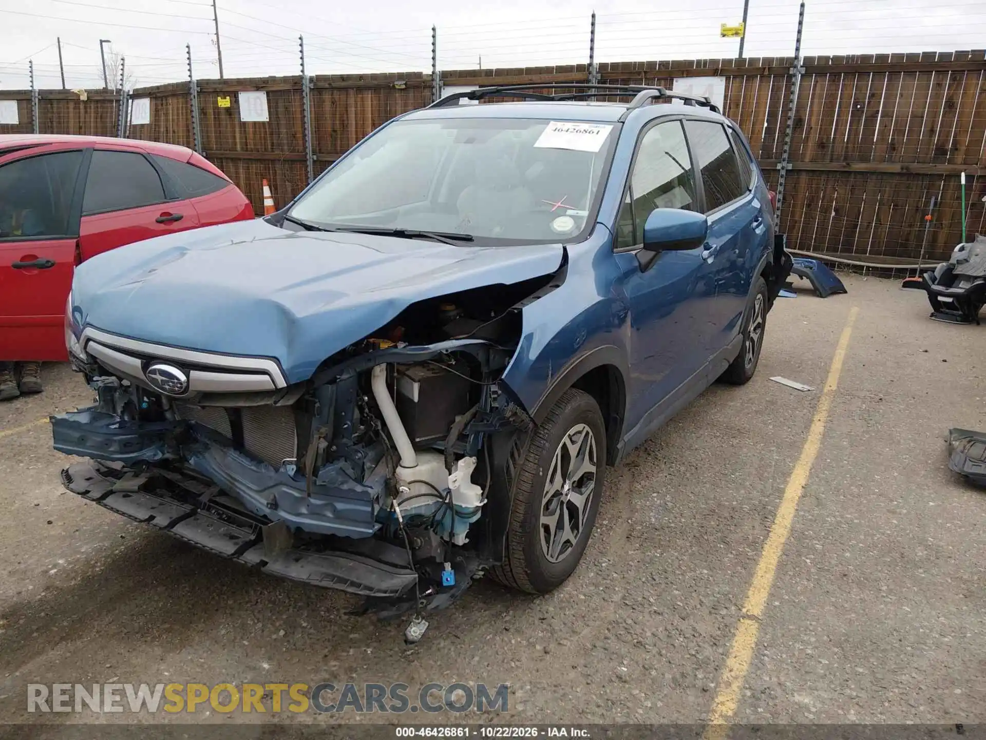2 Фотография поврежденного автомобиля JF2SKAJC9MH589950 SUBARU FORESTER 2021