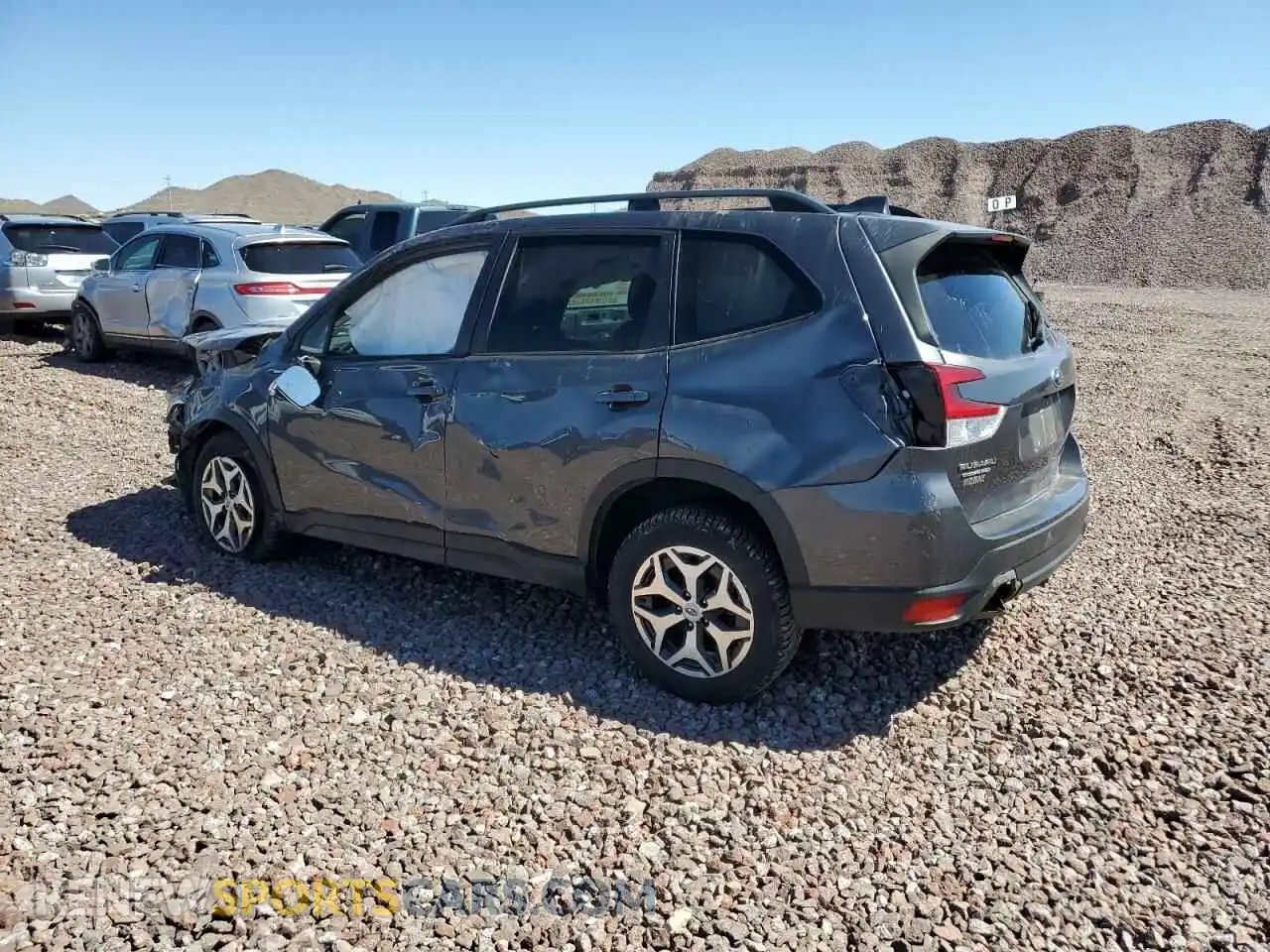 2 Photograph of a damaged car JF2SKAJCXMH411528 SUBARU FORESTER 2021