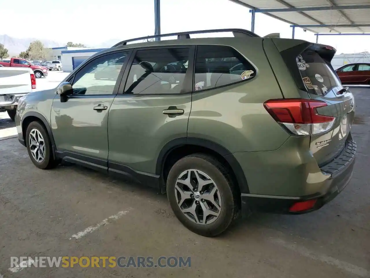 2 Photograph of a damaged car JF2SKAJCXMH429592 SUBARU FORESTER 2021