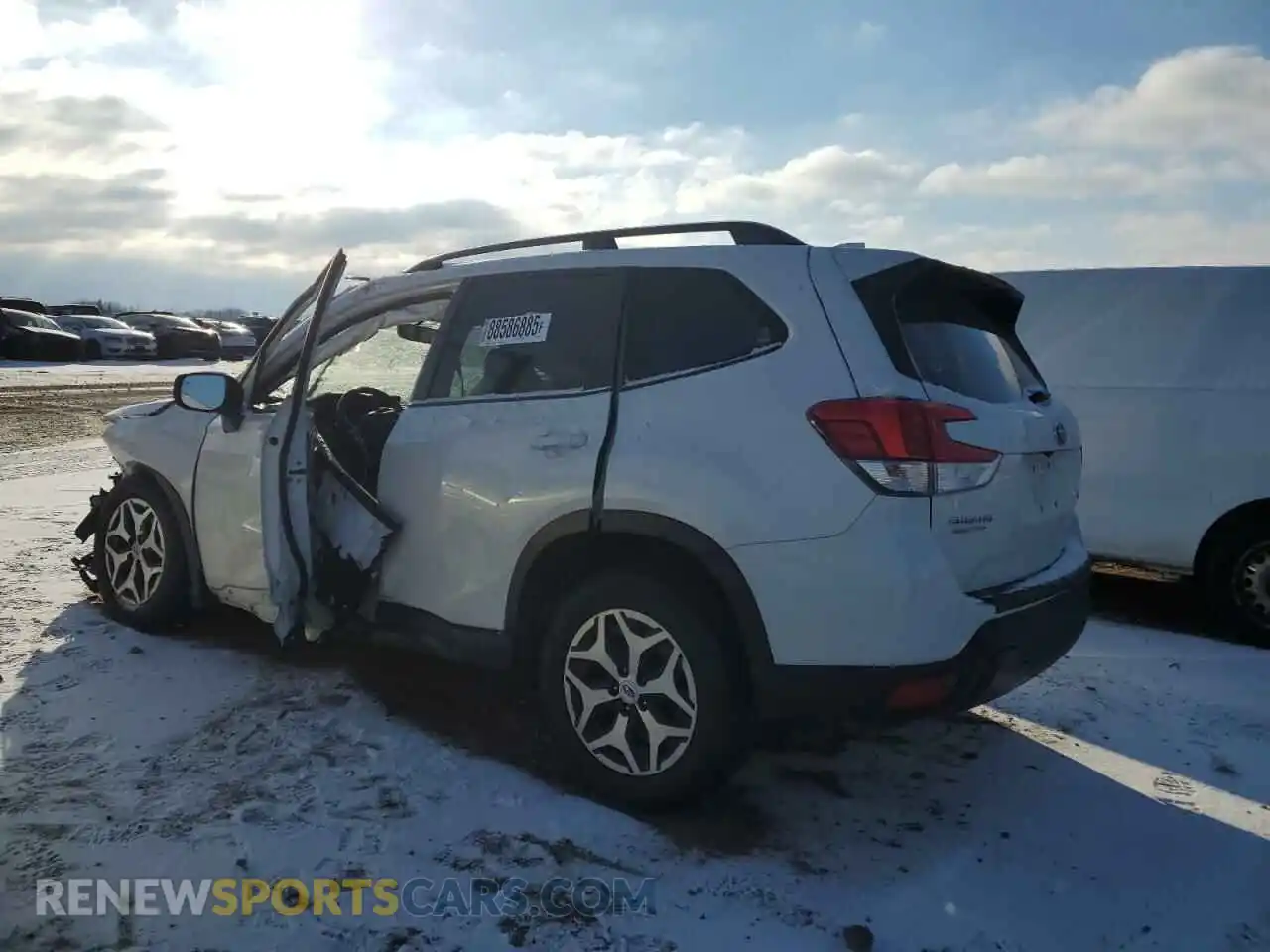 2 Photograph of a damaged car JF2SKAJCXMH453357 SUBARU FORESTER 2021