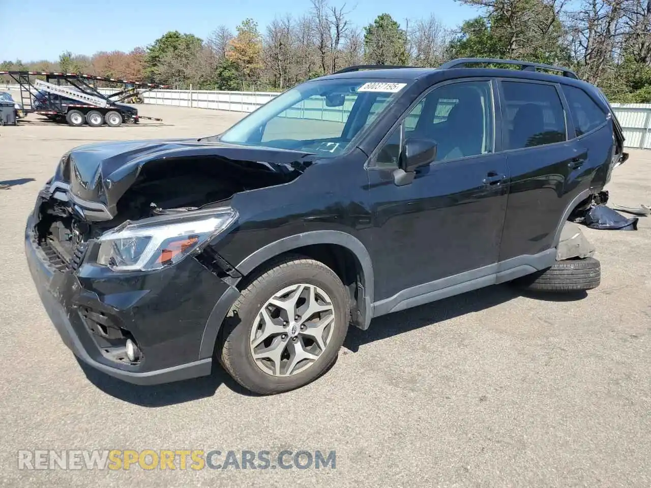 1 Photograph of a damaged car JF2SKAJCXMH456422 SUBARU FORESTER 2021