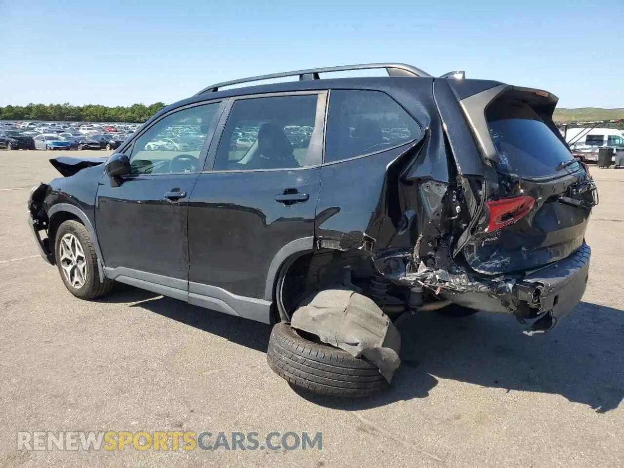 2 Photograph of a damaged car JF2SKAJCXMH456422 SUBARU FORESTER 2021