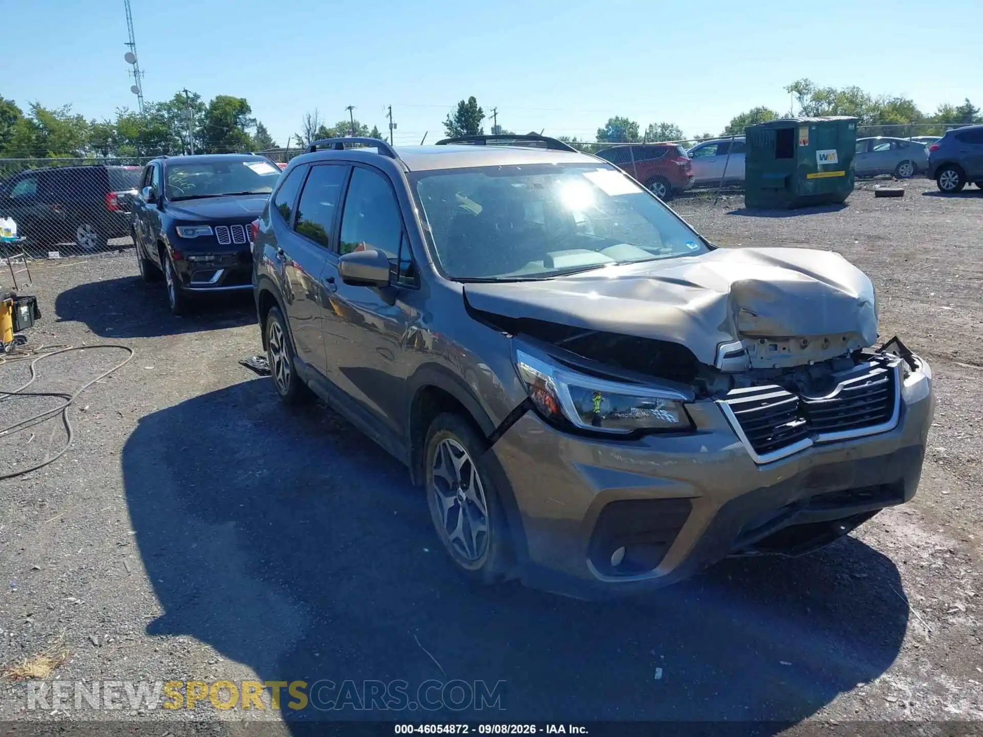 1 Photograph of a damaged car JF2SKAJCXMH487346 SUBARU FORESTER 2021