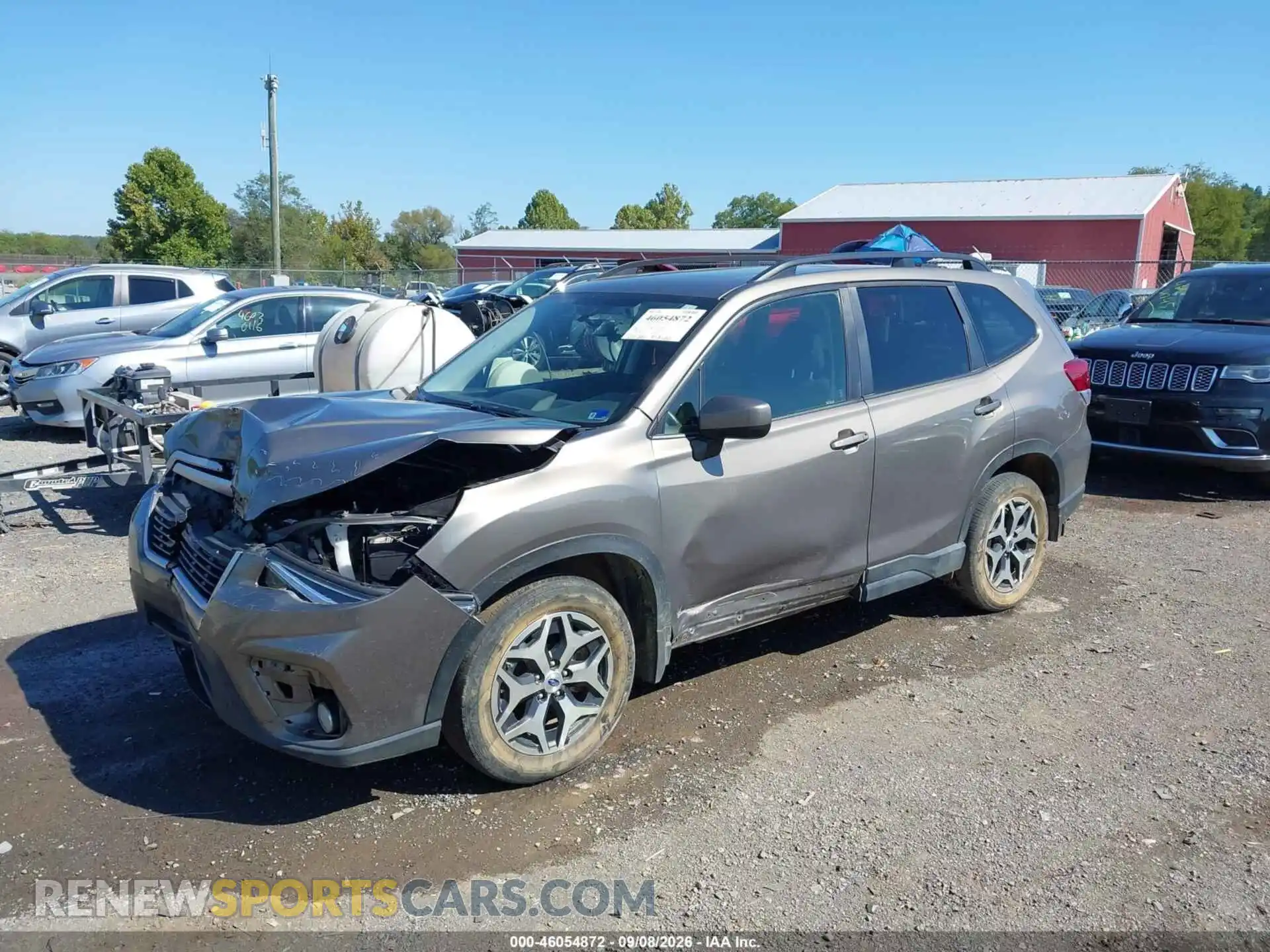 2 Photograph of a damaged car JF2SKAJCXMH487346 SUBARU FORESTER 2021