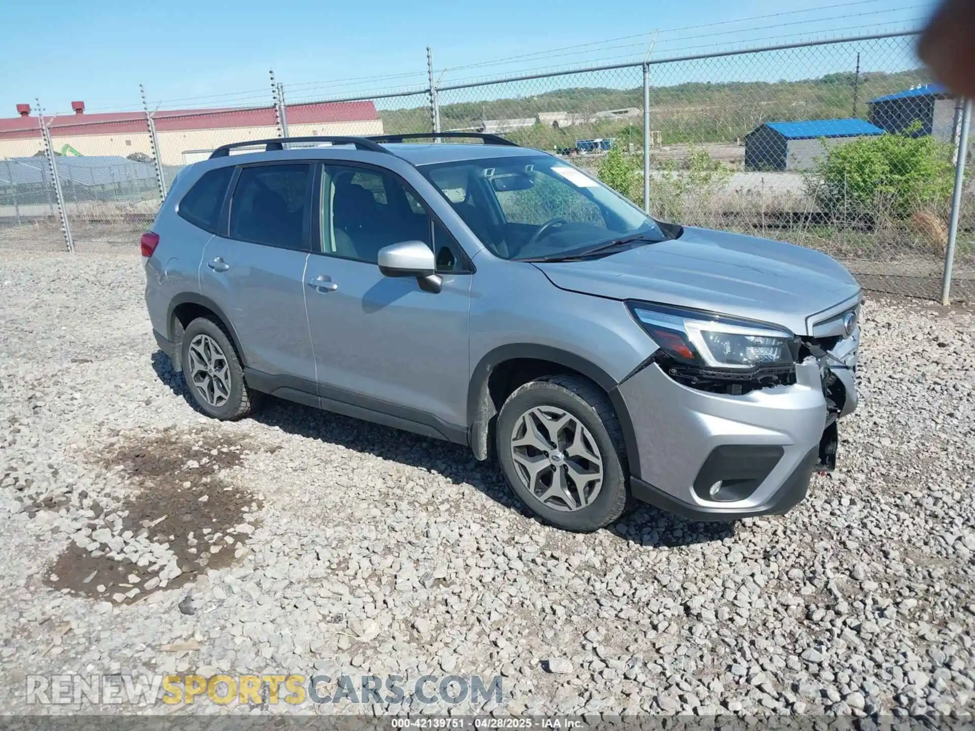 1 Photograph of a damaged car JF2SKAJCXMH554771 SUBARU FORESTER 2021