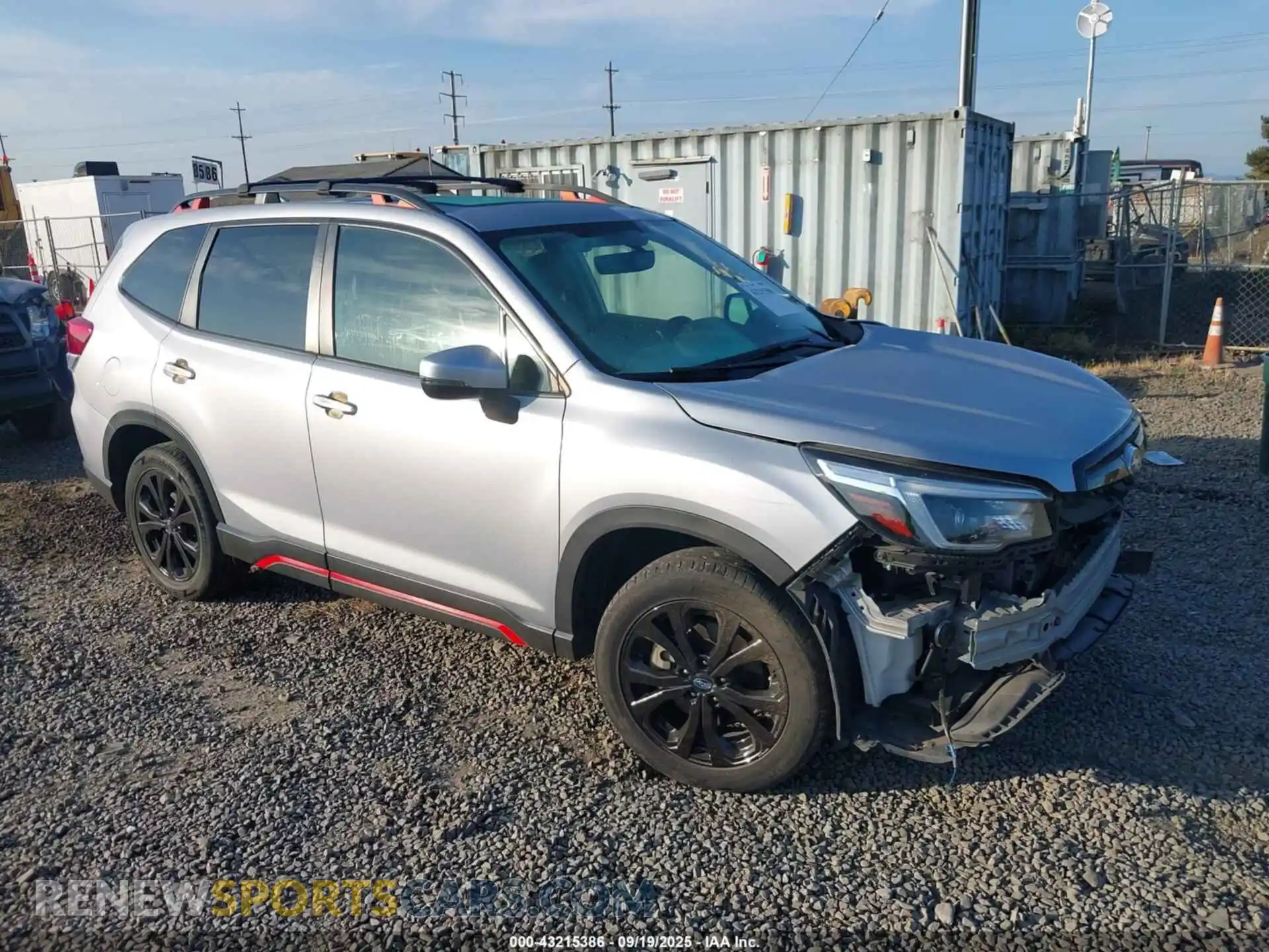 1 Photograph of a damaged car JF2SKALC1MH431597 SUBARU FORESTER 2021