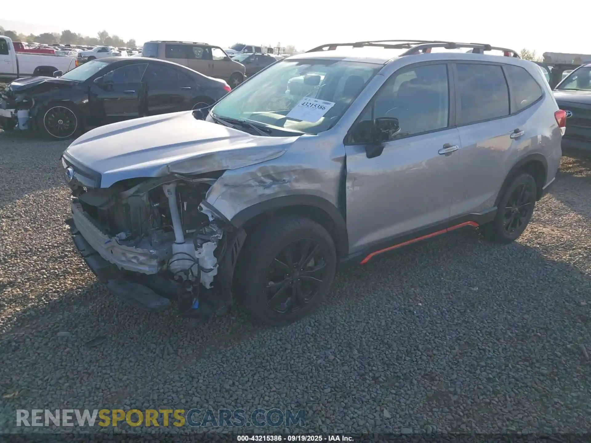 2 Photograph of a damaged car JF2SKALC1MH431597 SUBARU FORESTER 2021