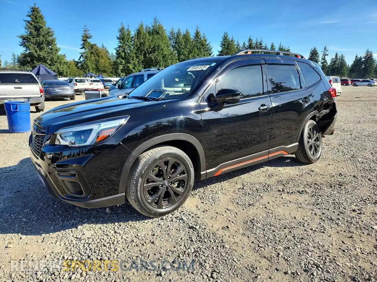 1 Photograph of a damaged car JF2SKALC3MH409486 SUBARU FORESTER 2021