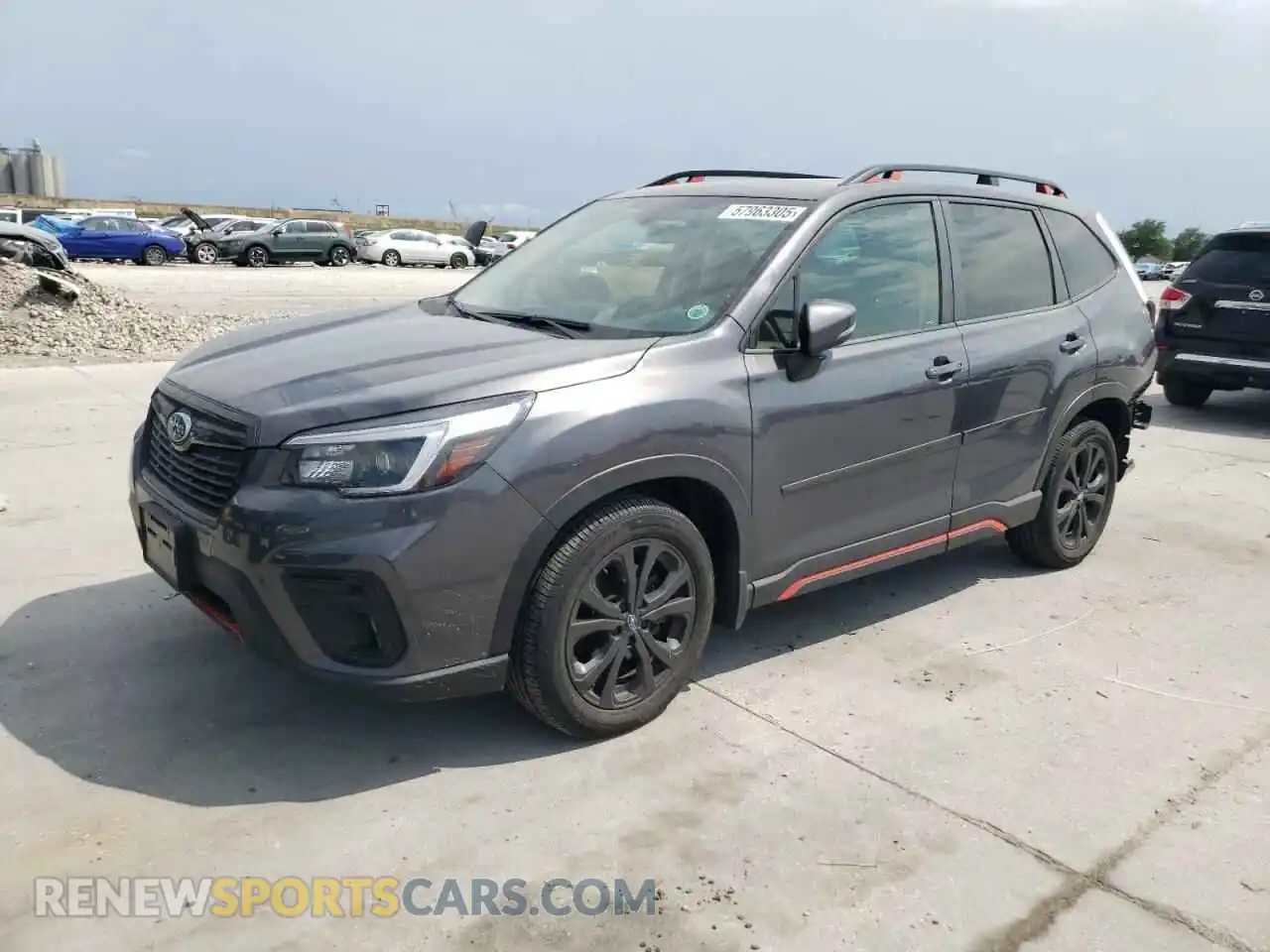 1 Фотография поврежденного автомобиля JF2SKALC3MH524962 SUBARU FORESTER 2021