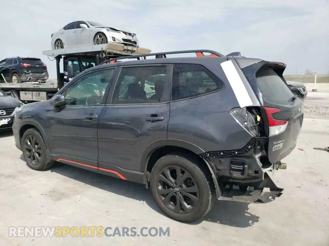 2 Фотография поврежденного автомобиля JF2SKALC3MH524962 SUBARU FORESTER 2021