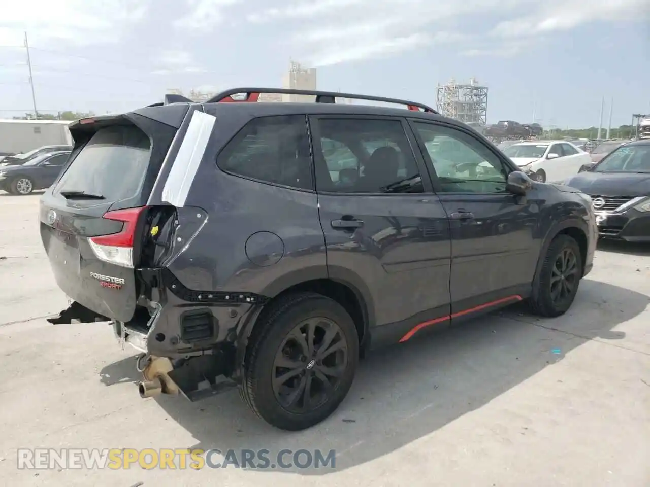 3 Фотография поврежденного автомобиля JF2SKALC3MH524962 SUBARU FORESTER 2021