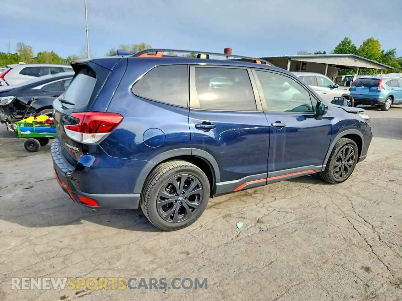 3 Photograph of a damaged car JF2SKALC7MH496437 SUBARU FORESTER 2021