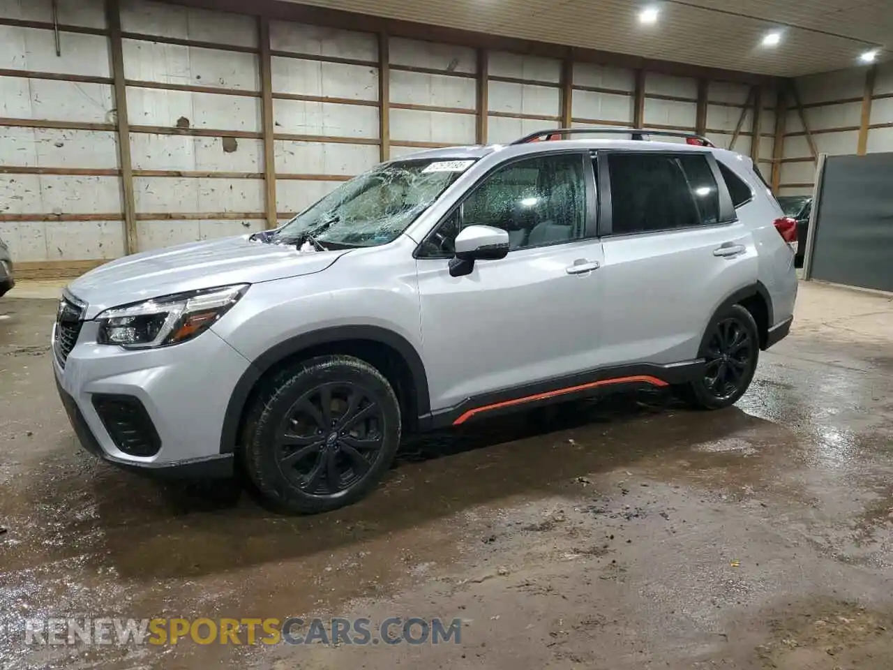 1 Photograph of a damaged car JF2SKALC8MH409418 SUBARU FORESTER 2021