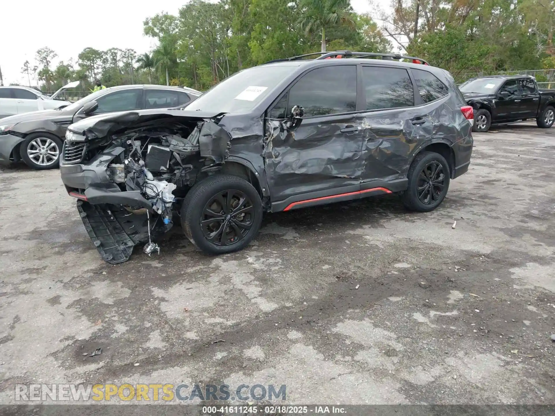 2 Photograph of a damaged car JF2SKALC9MH440144 SUBARU FORESTER 2021