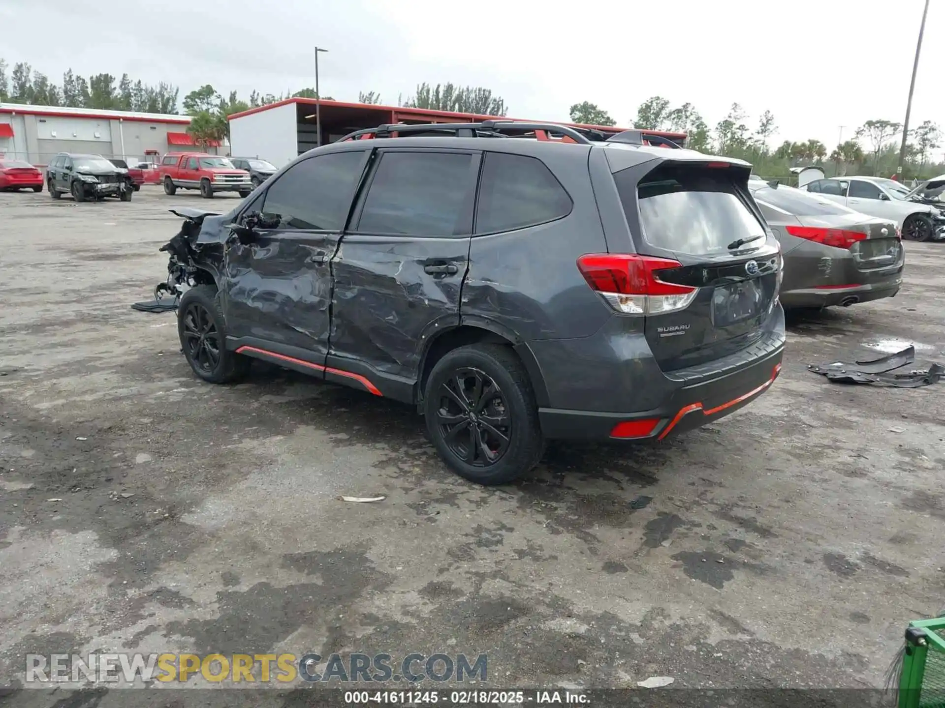 3 Photograph of a damaged car JF2SKALC9MH440144 SUBARU FORESTER 2021