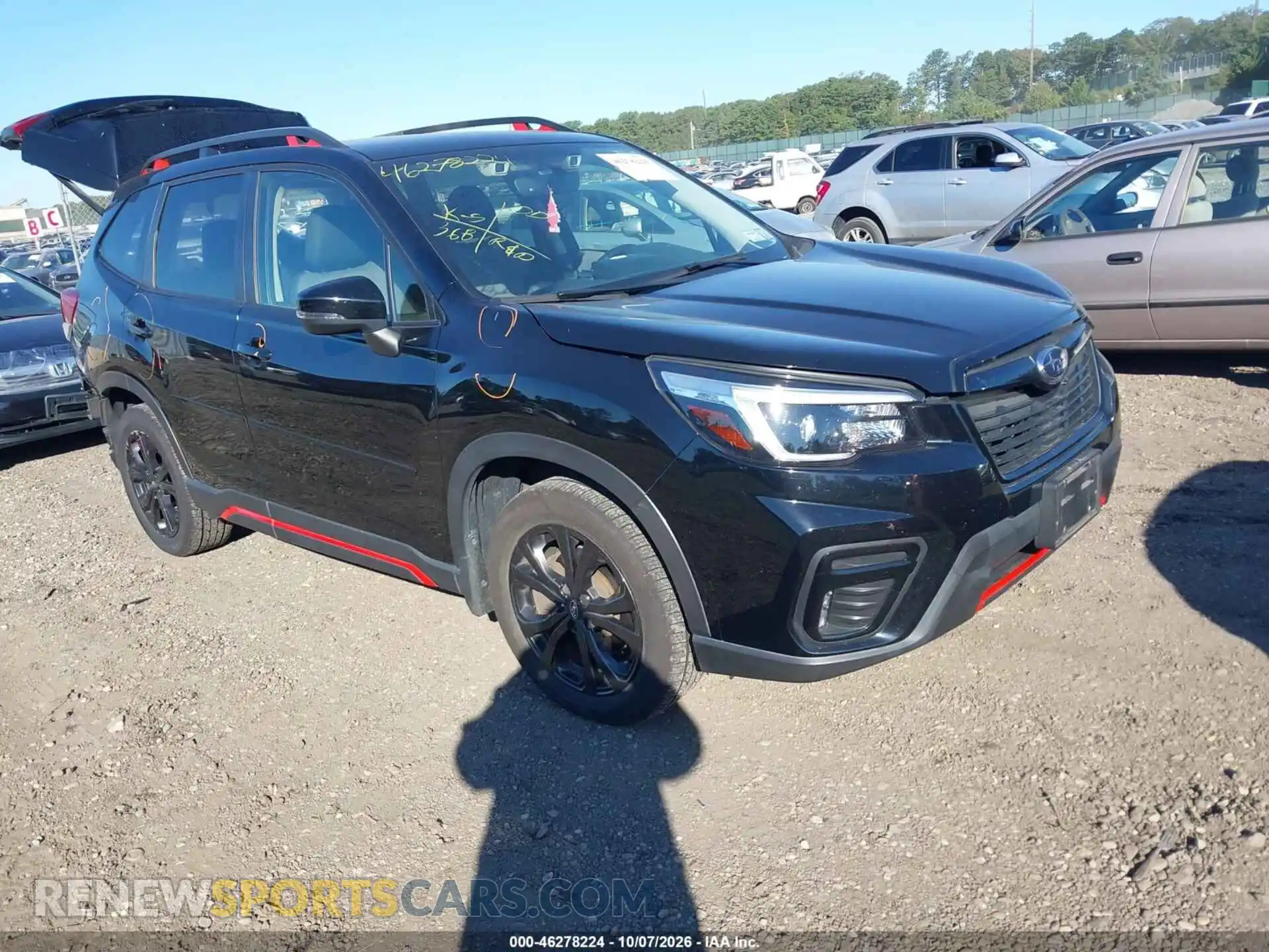 1 Photograph of a damaged car JF2SKARC0MH424406 SUBARU FORESTER 2021