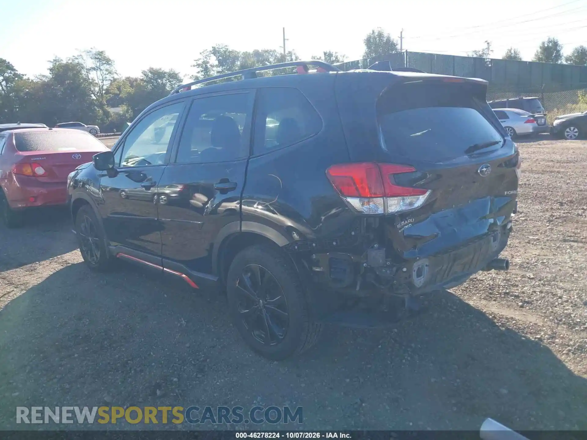 3 Photograph of a damaged car JF2SKARC0MH424406 SUBARU FORESTER 2021