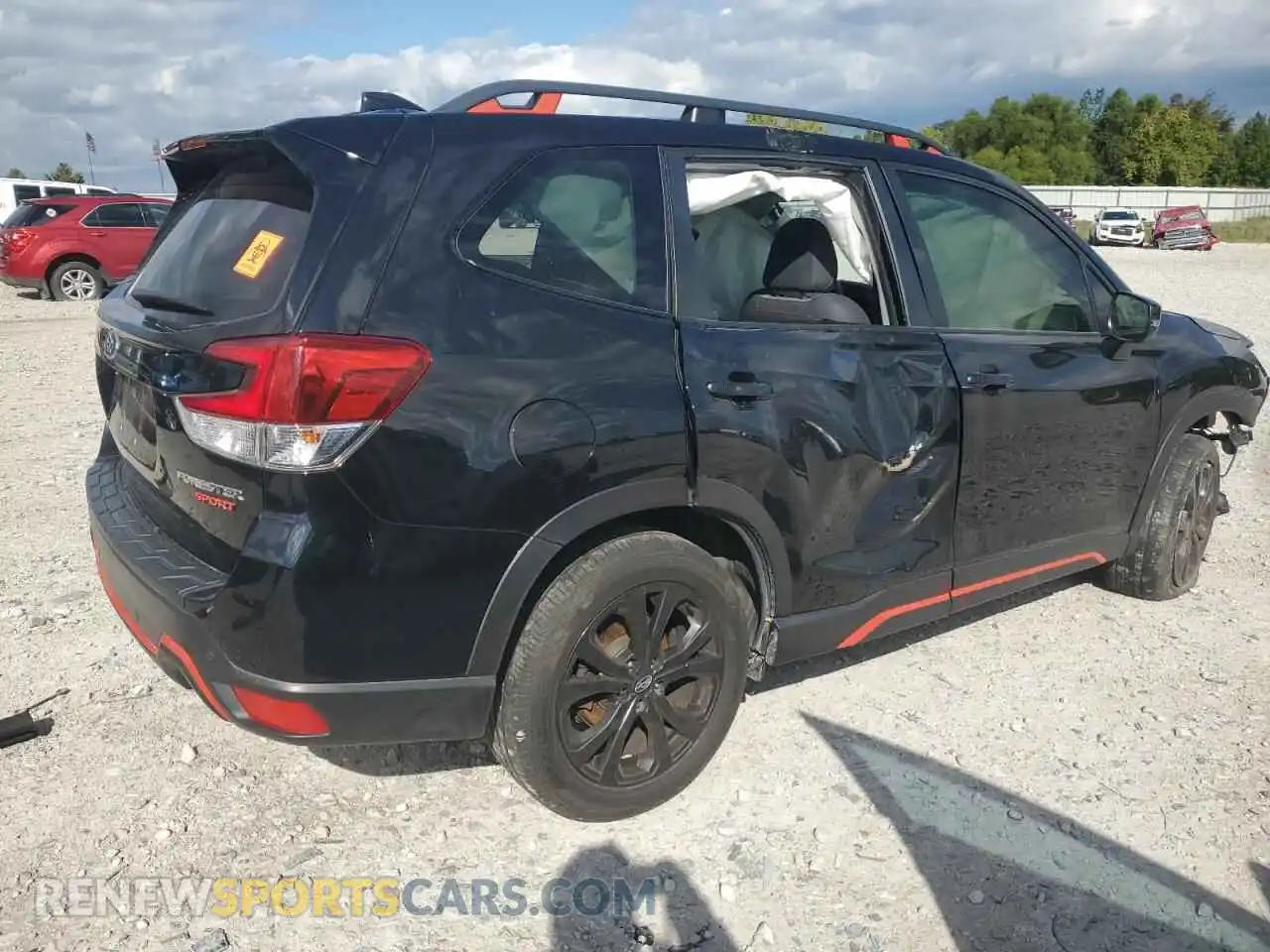 3 Photograph of a damaged car JF2SKARC0MH437236 SUBARU FORESTER 2021