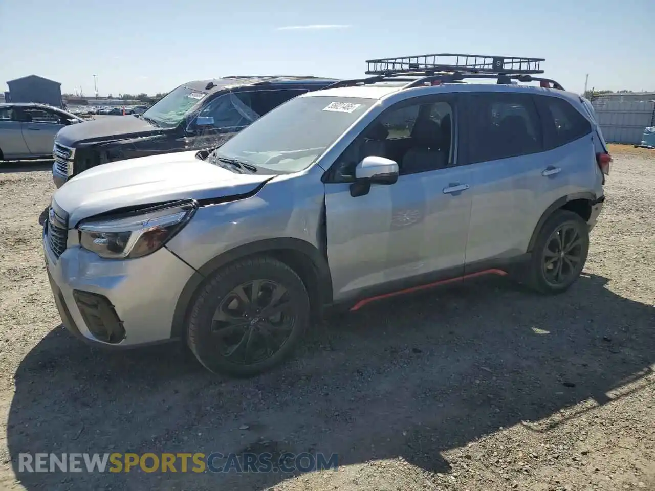 1 Photograph of a damaged car JF2SKARC0MH437625 SUBARU FORESTER 2021