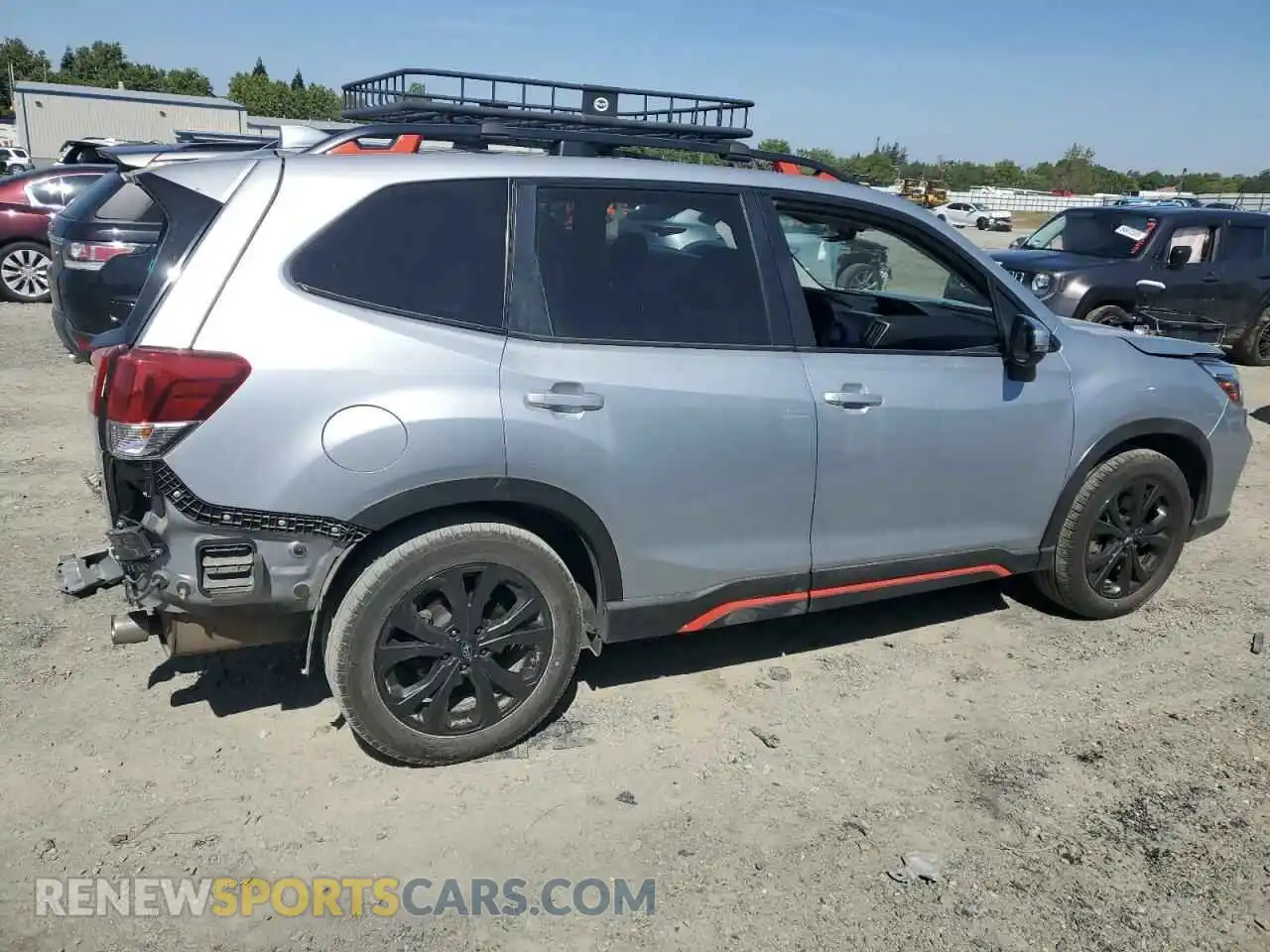 3 Photograph of a damaged car JF2SKARC0MH437625 SUBARU FORESTER 2021